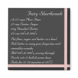Fairy Short bread Recipe Magnet ribbon