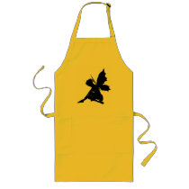 Fairy Silhouette Apron by FantasyArtStudio Fairy Silhouette Apron