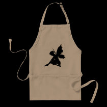 Fairy Silhouette Apron by FantasyArtStudio Fairy Silhouette Apron