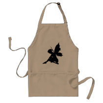 Fairy Silhouette Apron by FantasyArtStudio Fairy Silhouette Apron