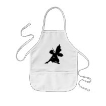 Fairy Silhouette Apron by FantasyArtStudio Fairy Silhouette Apron