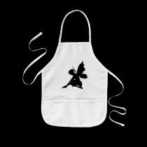 Fairy Silhouette Apron by FantasyArtStudio Fairy Silhouette Apron