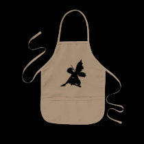 Fairy Silhouette Apron by FantasyArtStudio Fairy Silhouette Apron