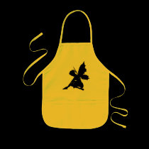 Fairy Silhouette Apron by FantasyArtStudio Fairy Silhouette Apron