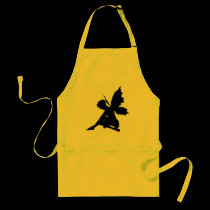 Fairy Silhouette Apron by FantasyArtStudio Fairy Silhouette Apron