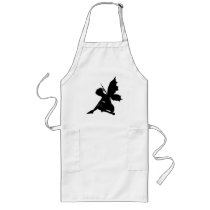 Fairy Silhouette Apron by FantasyArtStudio Fairy Silhouette Apron