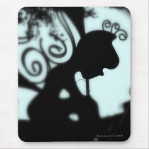 Fairy Silhouette Mousepad by indolilly Fairy Silhouette Mousepad