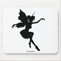 Fairy Silhouette Pose 25 mousepads