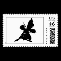 Fairy Silhouette Pose 30 Postage postage