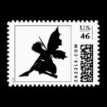 Fairy Silhouette Pose 30 Postage postage