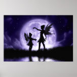 Fairy Sisters Canvas Print by Julie Fain