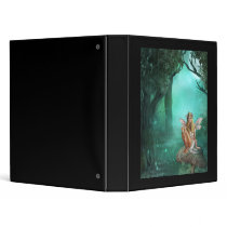 Fairy Sitting on a Mushroom Fantasy Design Binder