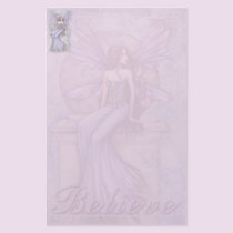 Fairy Stationary 'Believe' by Molly Harrison stationery