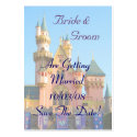 Fairy Tale Castle Save the Date Card business cards by thehatch Fairy Tale Castle Save the Date Card business cards