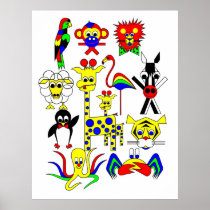 Fairy Tale Characters for a company posters