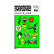 Fairy Tale Characters postage