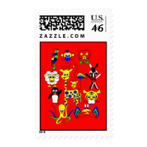 Fairy Tale Characters postage