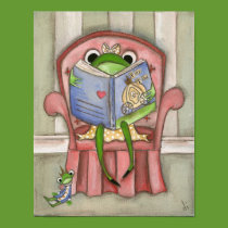 Fairy Tale Frog - Art Print