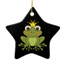 Fairy Tale Frog Prince with Crown Ornament