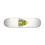 Fairy Tale Frog Prince with Crown Skate Board Decks