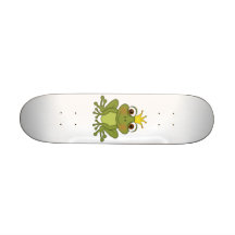 Fairy Tale Frog Prince with Crown Skate Board Decks