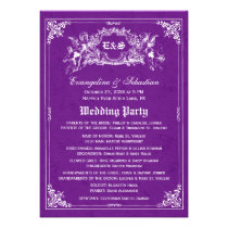 Fairy Tale Storybook Wedding Programs invitations