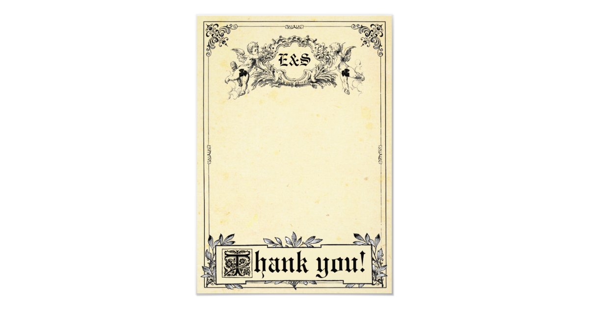 Fairy Tale Storybook Wedding Thank You Cards Zazzle
