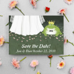 Fairy Tale Wedding Frog Prince Save the Date Postcards