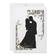Fairy Tale Wedding Invitation - Classic Black invitation