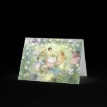 Fairy tea party invitations greeting cards