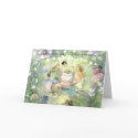 Fairy tea party invitations cards