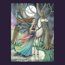 Fairy Unicorn Poster Print by Molly Harrison posters