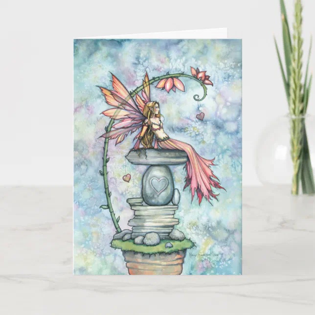 Fairy Valentine Card By Molly Harrison Zazzle