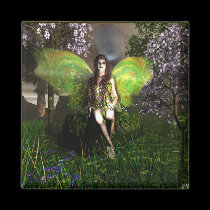 Fairy Vineglitter magnets
