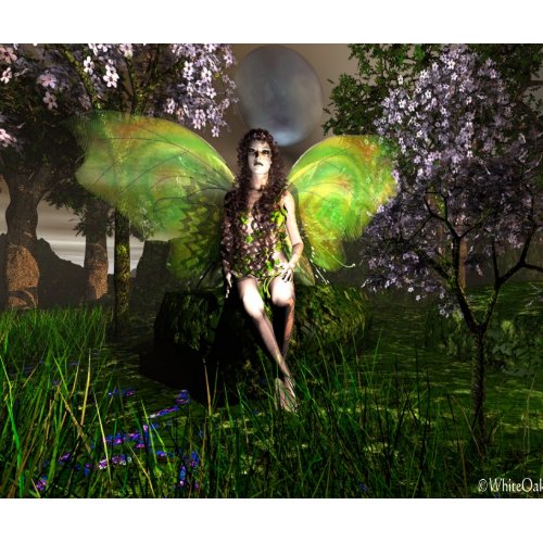 Fairy Vineglitter mousepad