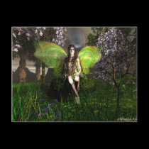 Fairy Vineglitter postcards
