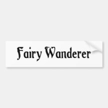 Fairy Wanderer Sticker Bumper Stickers