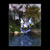 Fairy WaterGlitter postcards