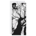 FAIRY WEBBY TREE B&amp;W CUSTOMIZED RACK CARD