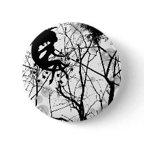 FAIRY WEBBY TREE BUBBLES B&W buttons by VoXeeD FAIRY WEBBY TREE BUBBLES B&W buttons