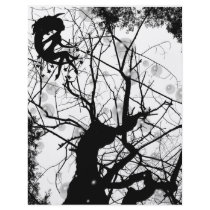 FAIRY WEBBY TREE BUBBLES B&W flyers by VoXeeD FAIRY WEBBY TREE BUBBLES B&W flyers