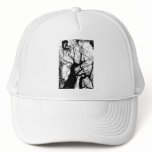 FAIRY WEBBY TREE BUBBLES B&W TRUCKER HATS
