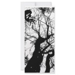 FAIRY WEBBY TREE BUBBLES B&W RACK CARD