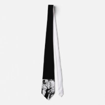 FAIRY WEBBY TREE BUBBLES B&W NECK WEAR