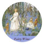 Fairy Wine Labels Sticker