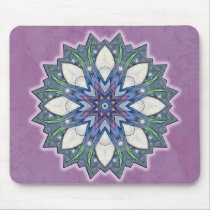 Fairy Wing Starburst Kaleidoscope Mandala Mousepad mousepads