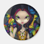 "Fairy with a Butterfly Mask" Magnet magnets