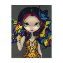 "Fairy with a Butterfly Mask" Postcard