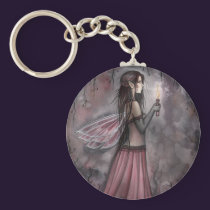 Fairy with Candle Keychain by Molly Harrison keychains
