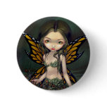 "Fairy with Dried Flowers" Button